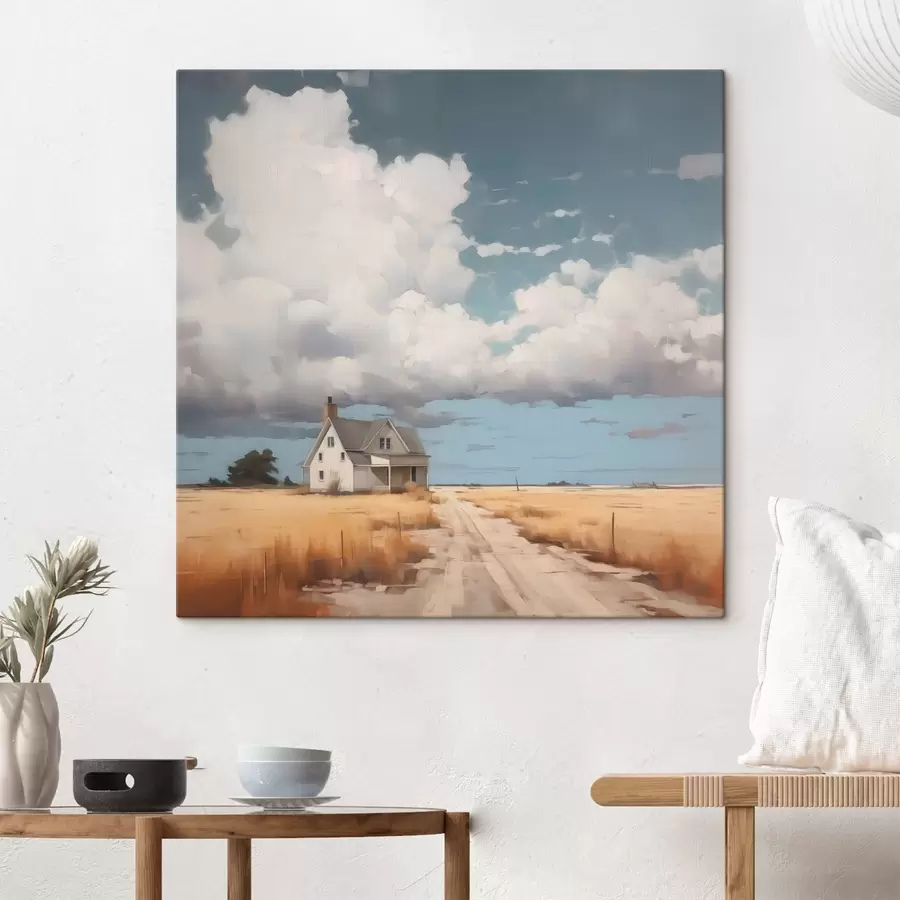  Peintures Maison dans le champ imitation de la peinture s43440