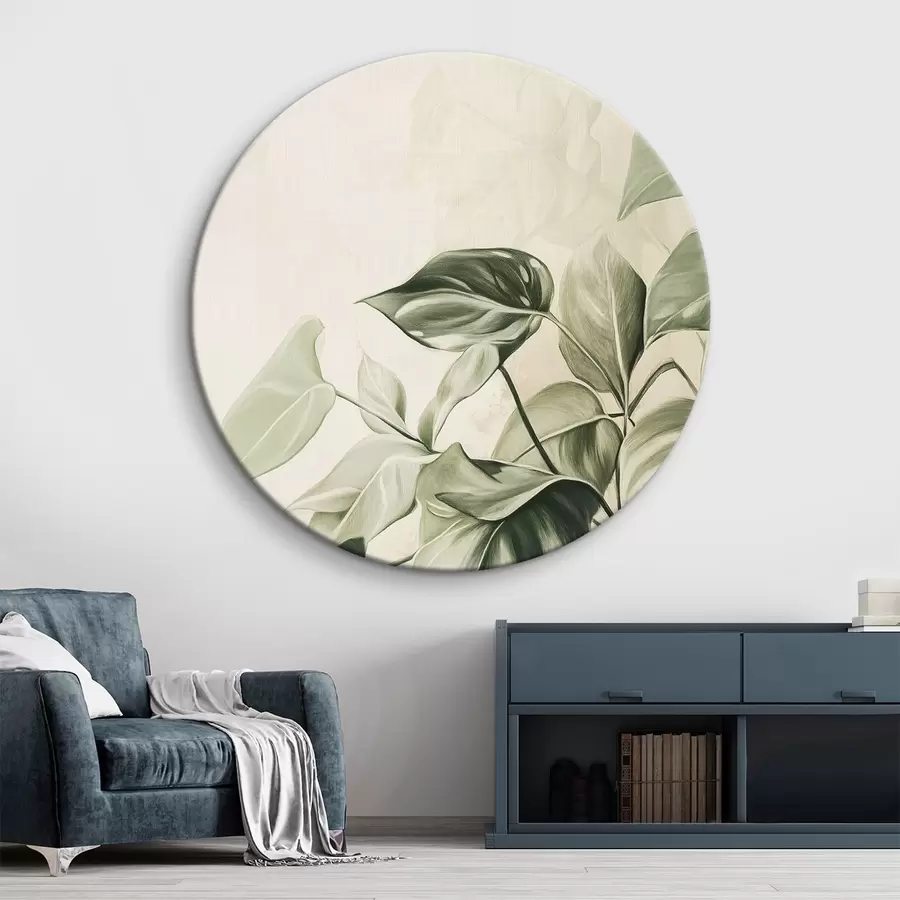  Peintures Feuilles de palmier, dessin au crayon, tropical, verdure r43509