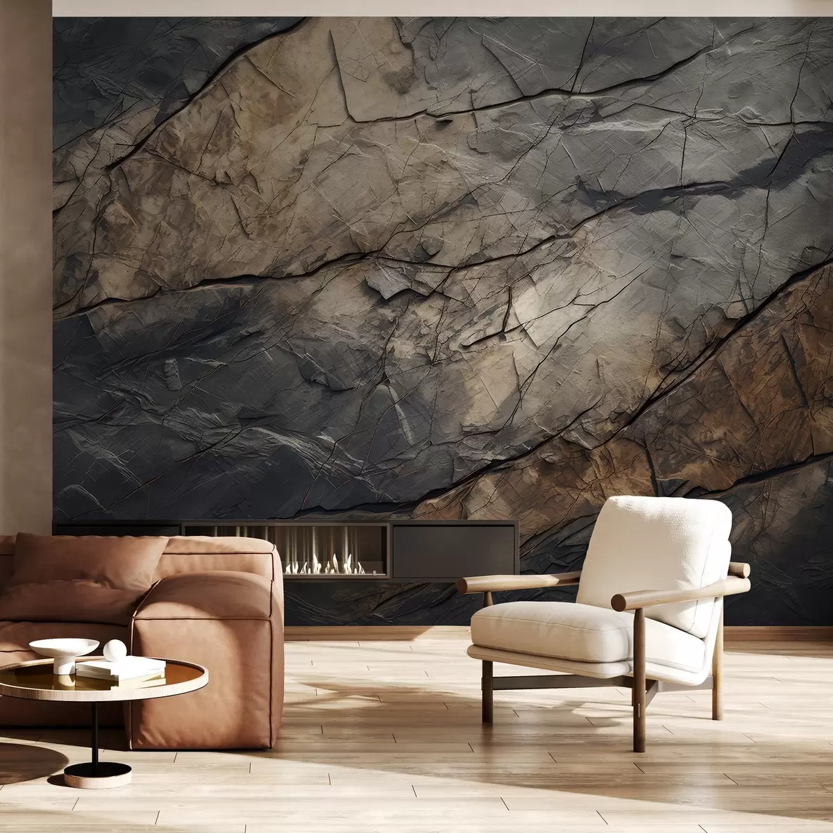 Papier peint photo Mur peint à l'aquarelle w03561