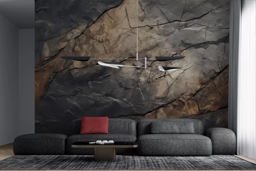 Papier peint photo Mur peint à l'aquarelle w03561