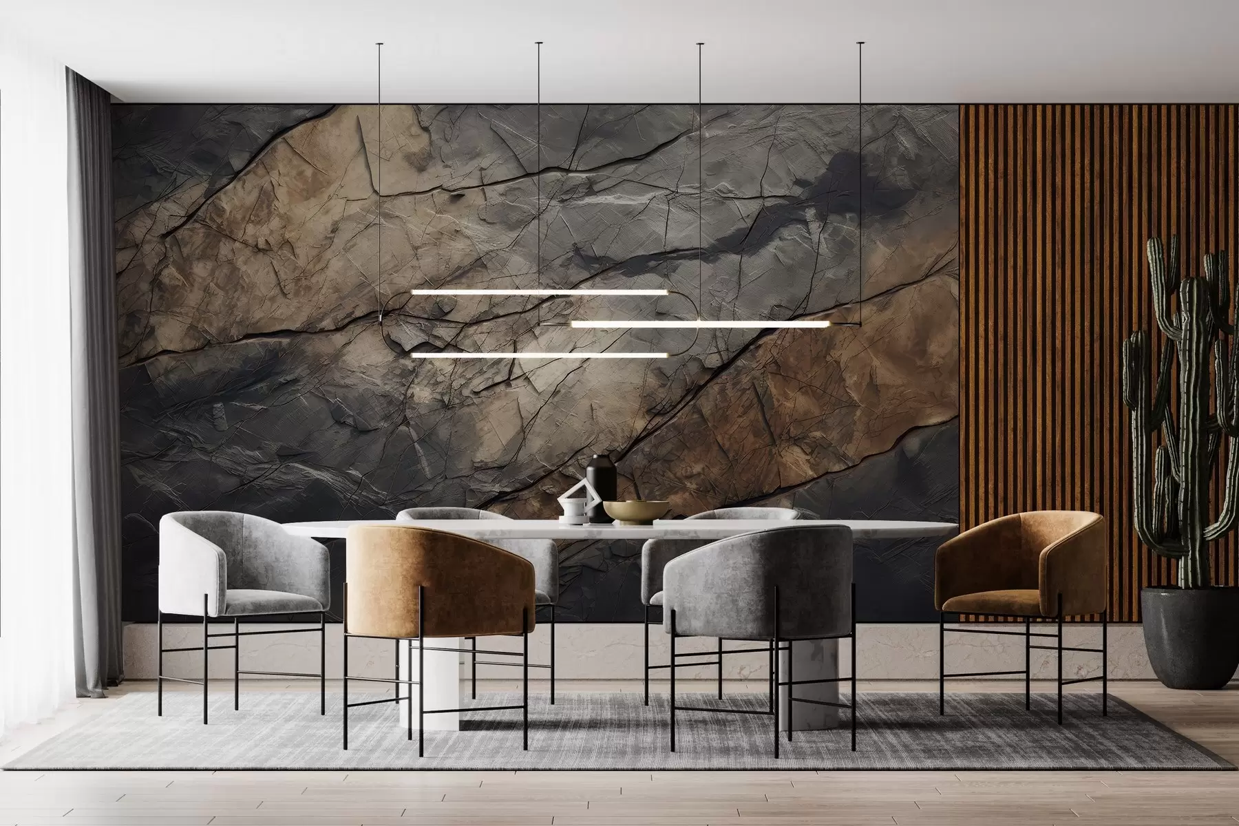 Papier peint photo Mur peint à l'aquarelle w03561