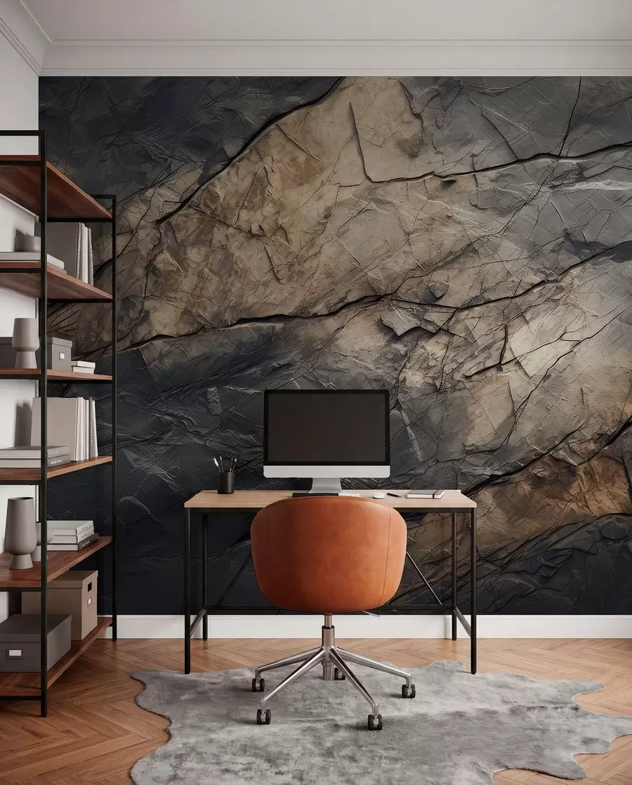 Fotobehang Geschilderde muur in aquarel w03561