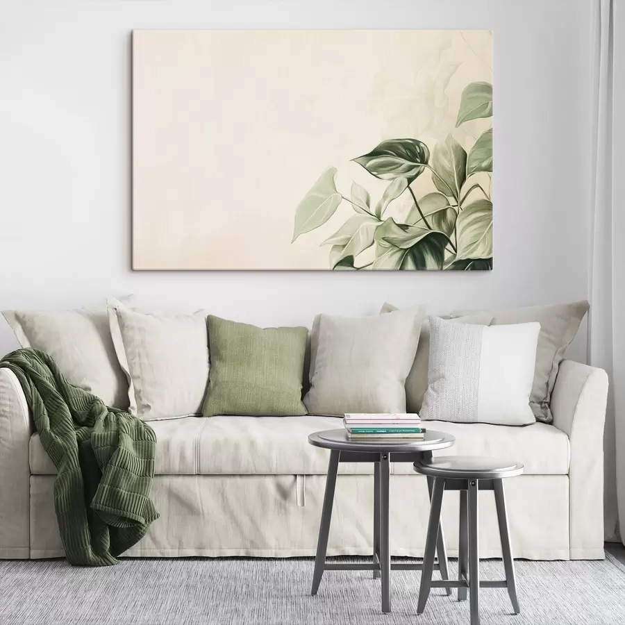  Peintures Feuilles de palmier, dessin au crayon, tropical, verdure s43509