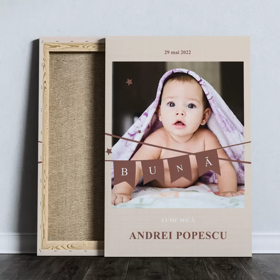  Schilderijen Welkom in de wereld, kleintje s43607