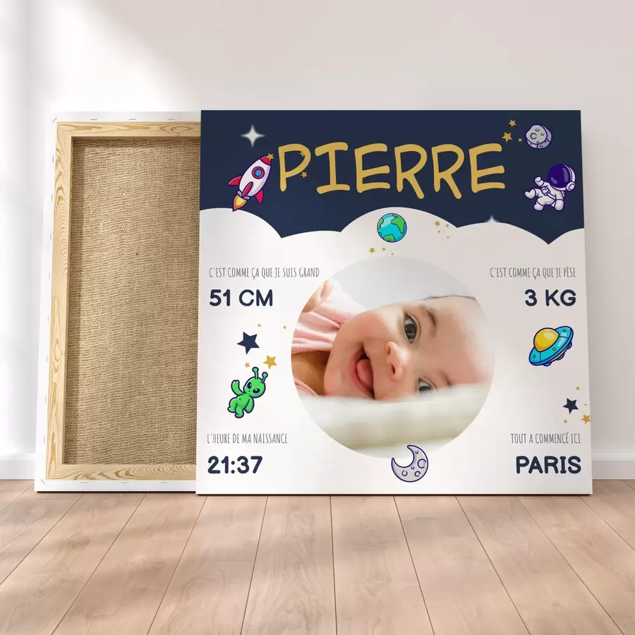  Schilderijen Welkom in de wereld, Pierre! s43612