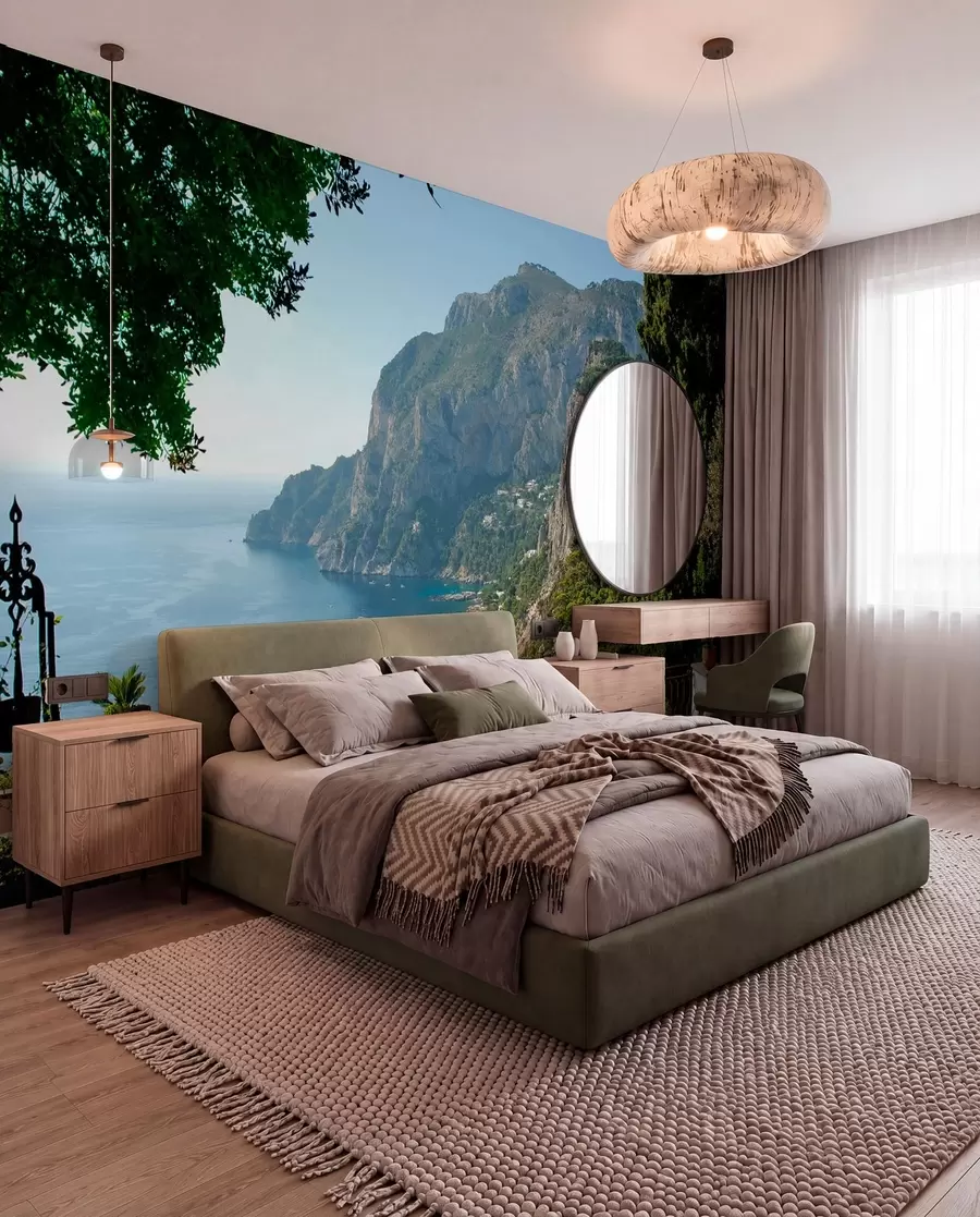 Fotobehang Mediterraan landschap u53438