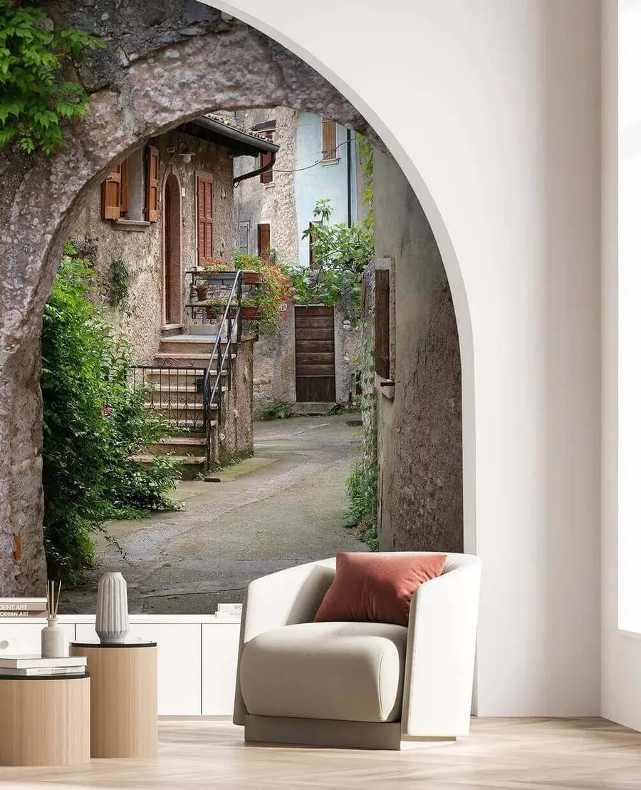 Fotobehang Italiaanse straat u60588