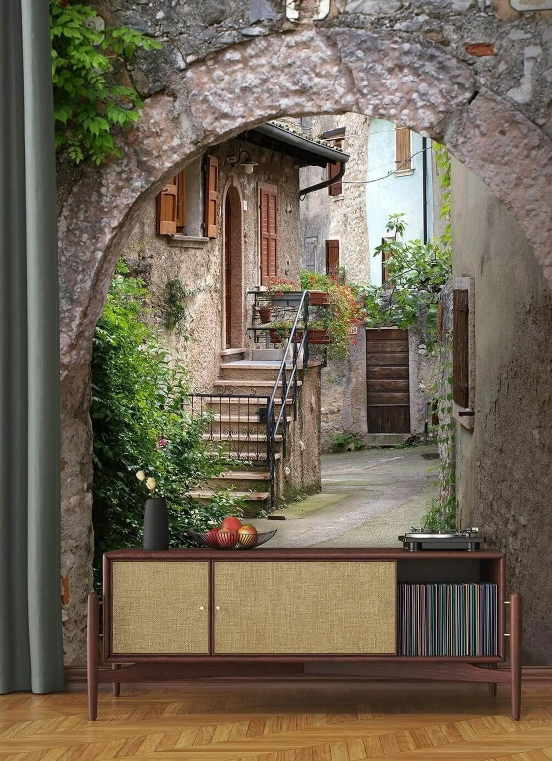 Fotobehang Italiaanse straat u60588