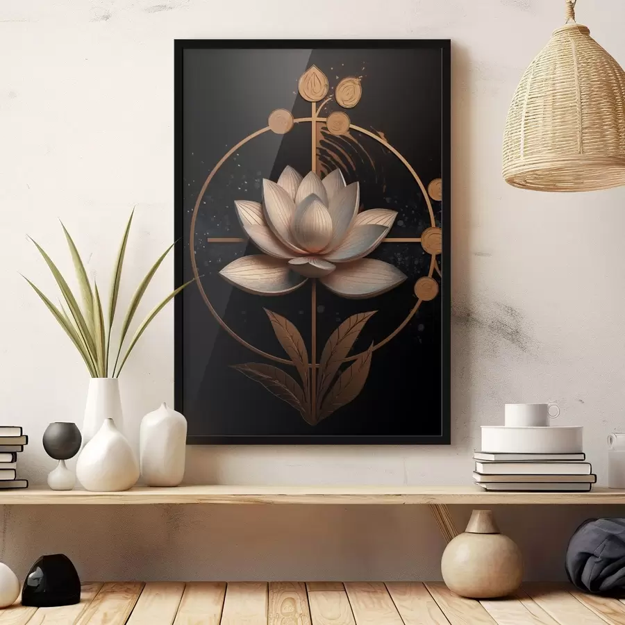 Papier peint photo Lotus f43519