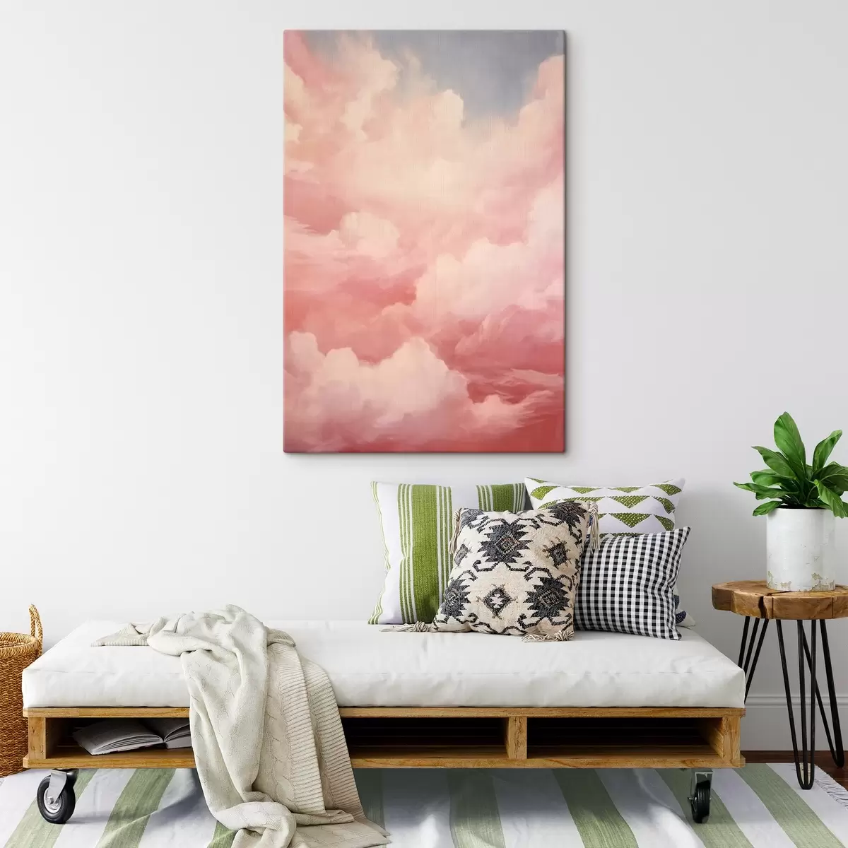  Schilderijen Compositie met drie abstracte portretten s43529