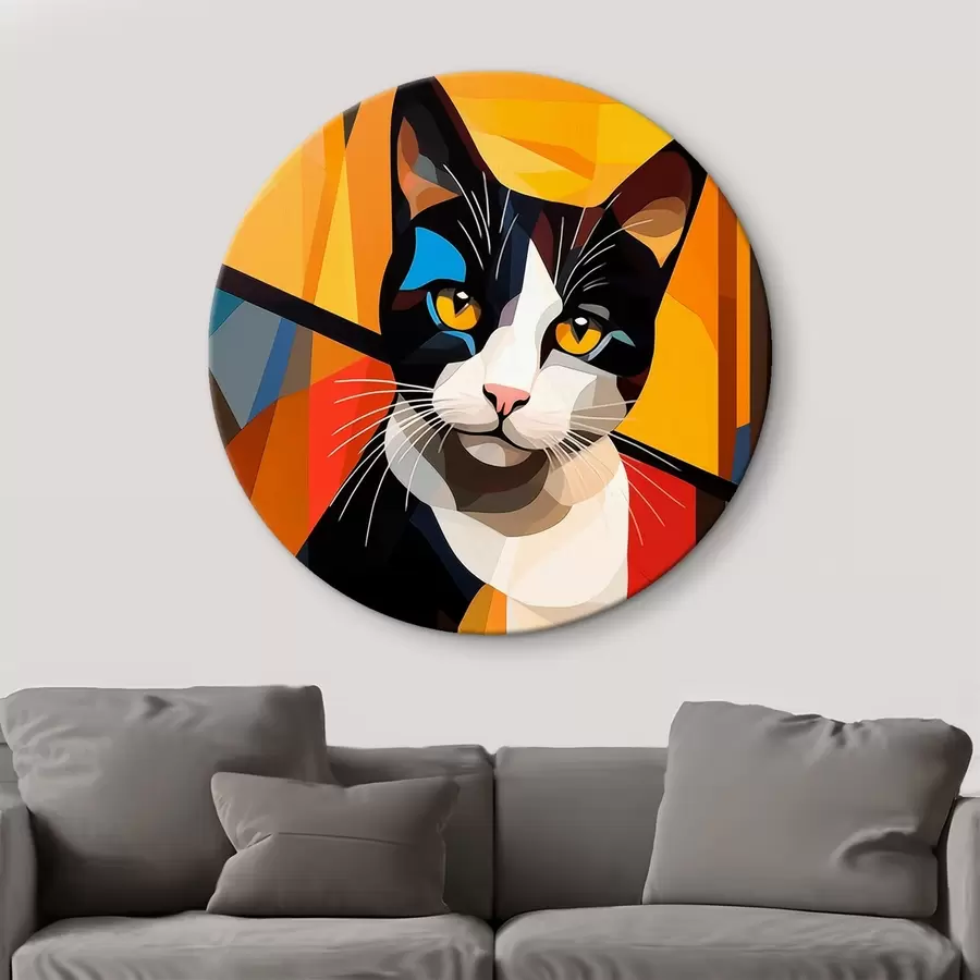  Peintures Visages géométriques r43528