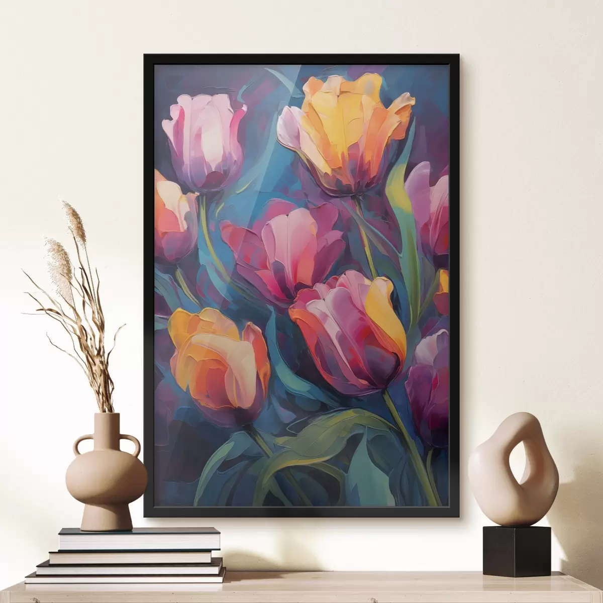Affiche Tulipes de différentes couleurs f43551
