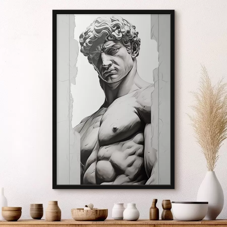 Fotobehang Marmeren Titan f43575