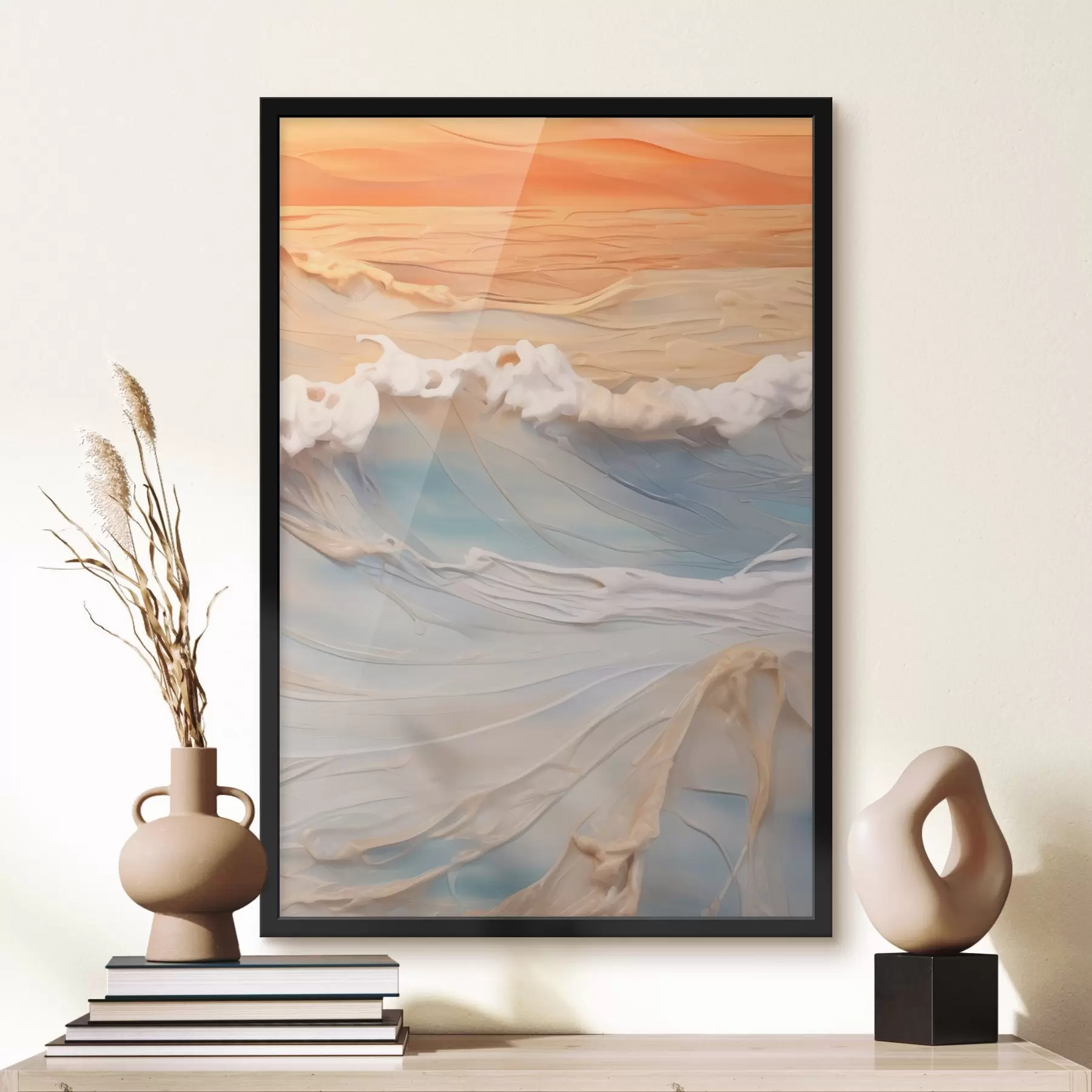 Fotobehang Zonsondergang Getijden f43593