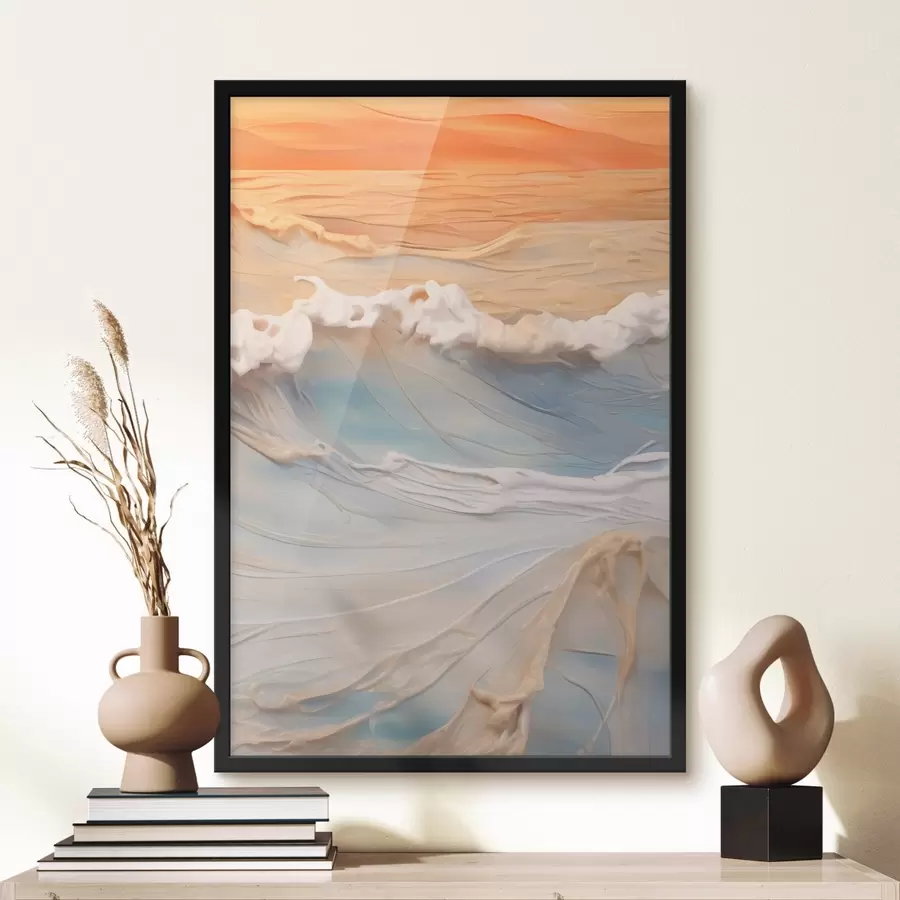 Fotobehang Zonsondergang Getijden f43593