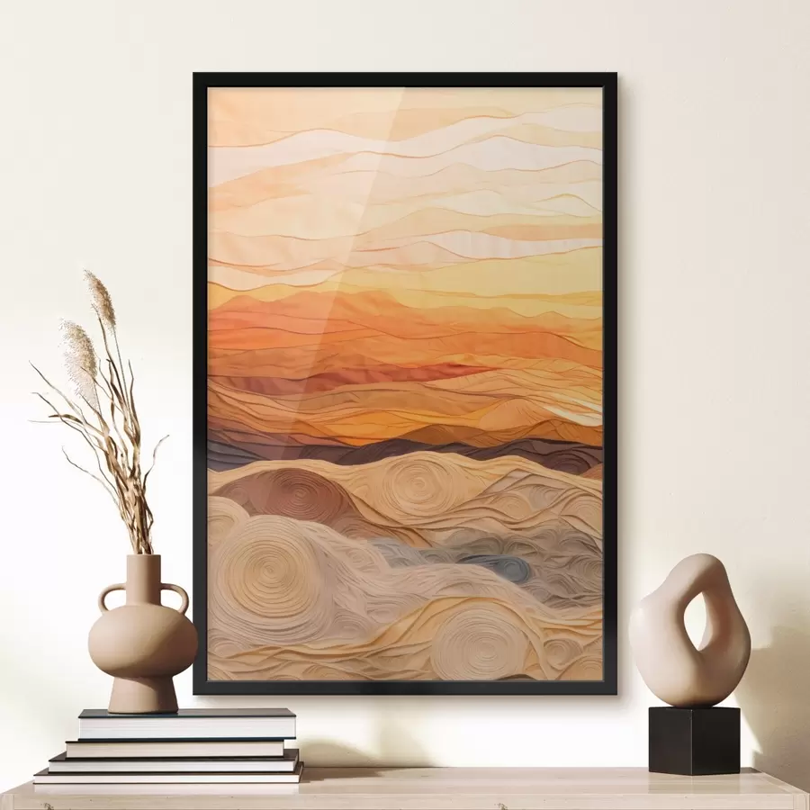 Fotobehang Harmonie van de woestijn f43585