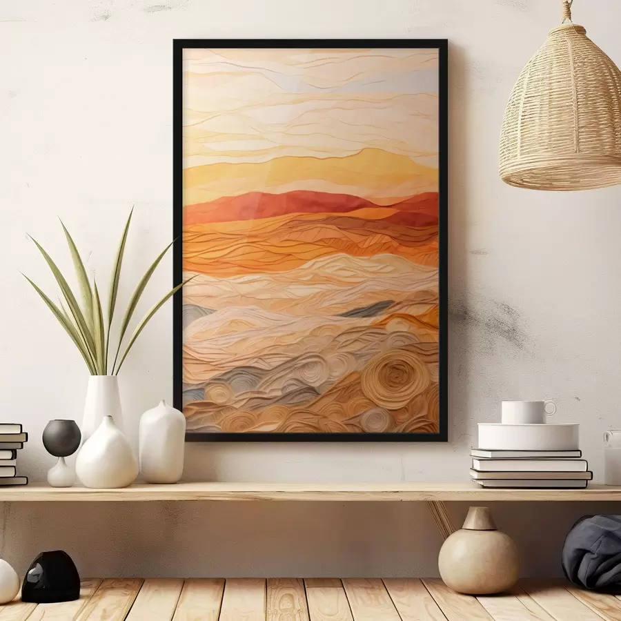 Fotobehang Golden Dunes Symphony f43587