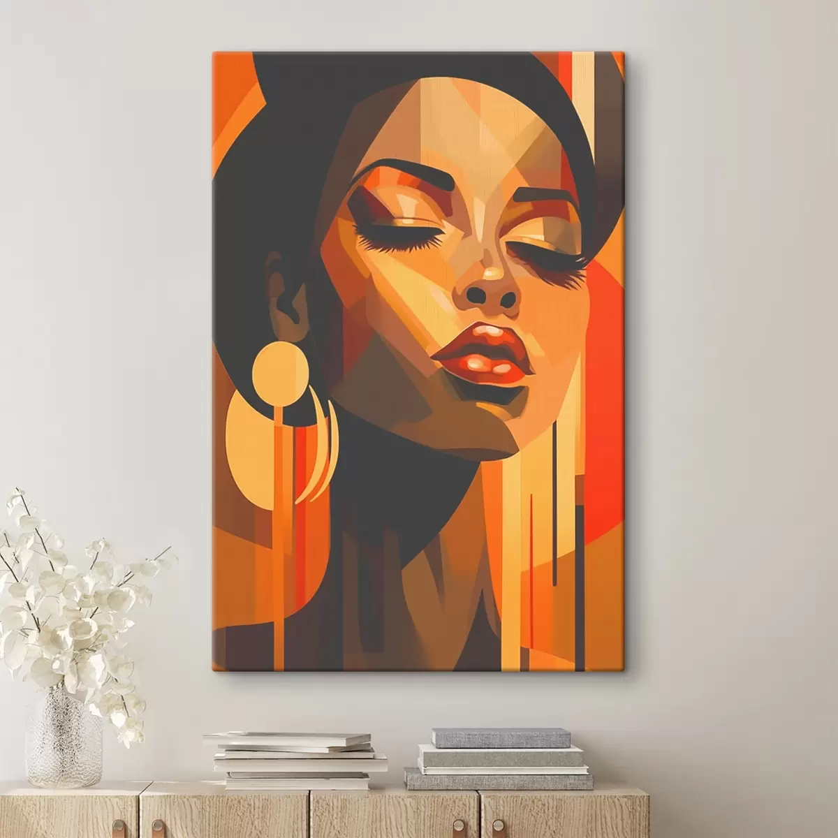  Schilderijen Gedurfde kleuren en serene elegantie gaan hand in hand s43530