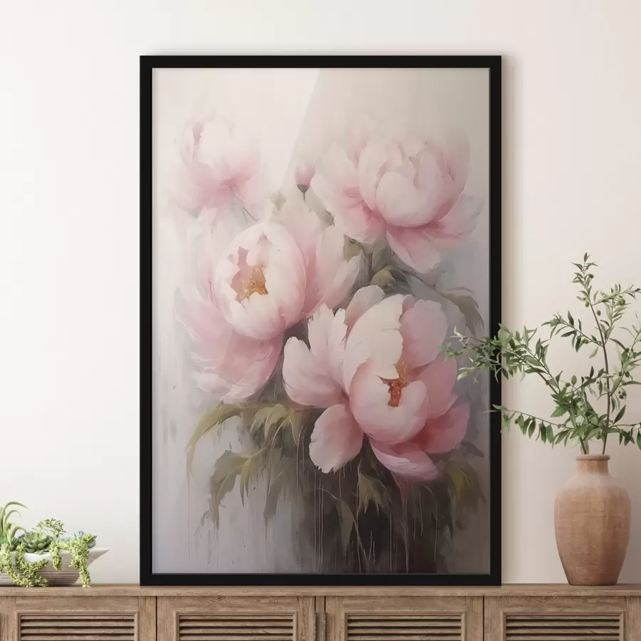 Papier peint photo Des fleurs aux couleurs douces et pastel f43515