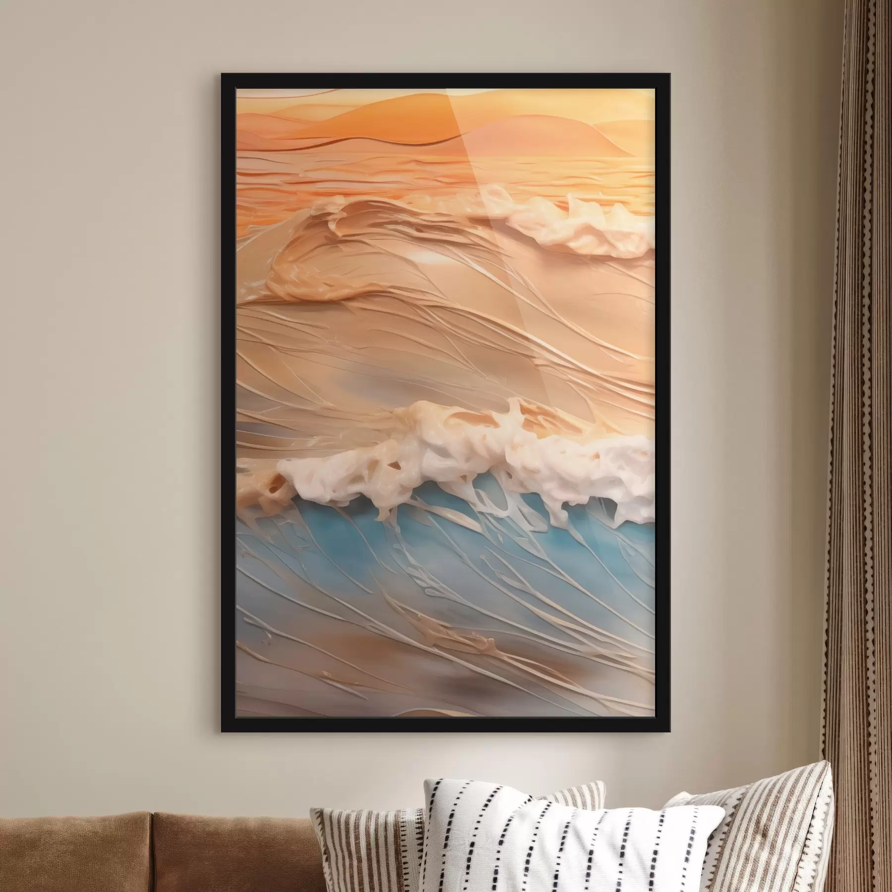 Fotobehang Golven van Sereniteit f43591