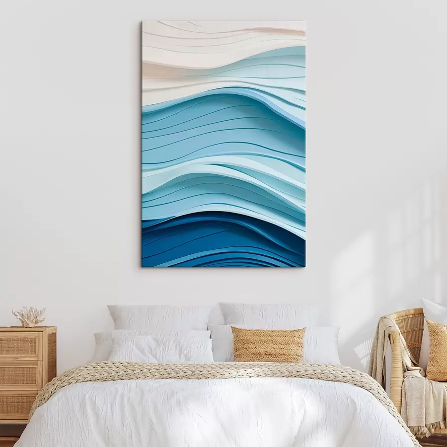  Peintures Ondes de couleur douces s43583