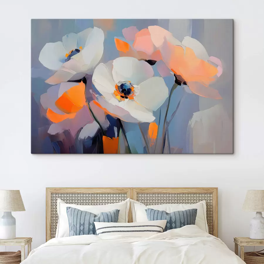  Schilderijen Abstracte bloemen s42999