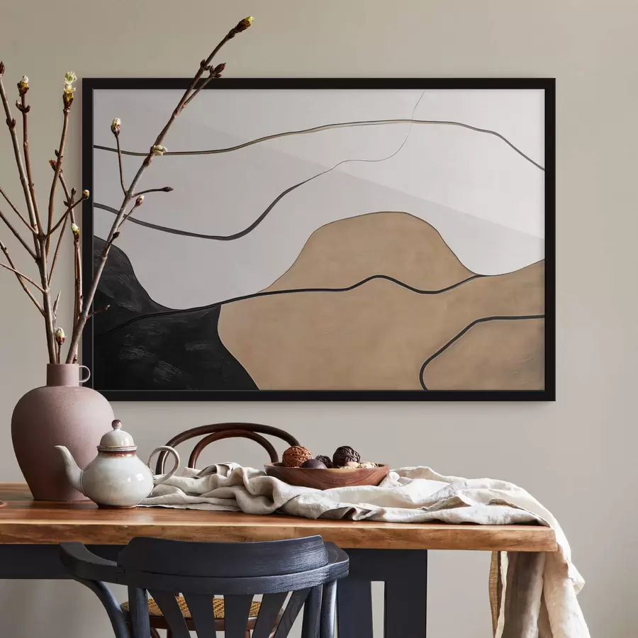 Fotobehang Abstractie met textuurimitatie f42998