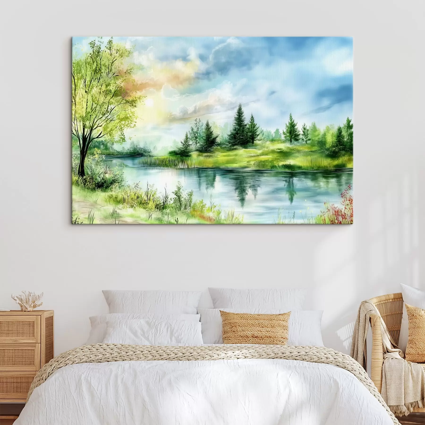  Peintures Belle vue sur le lac s43923