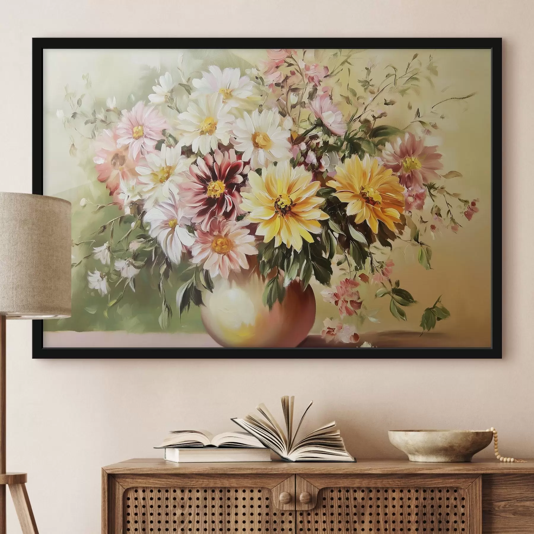 Fotobehang Boeket prachtige bloemen f43908