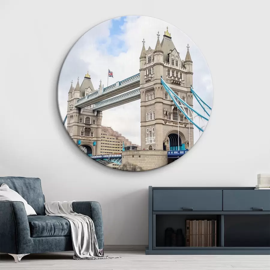  Schilderijen Uitzicht op de brug r43919