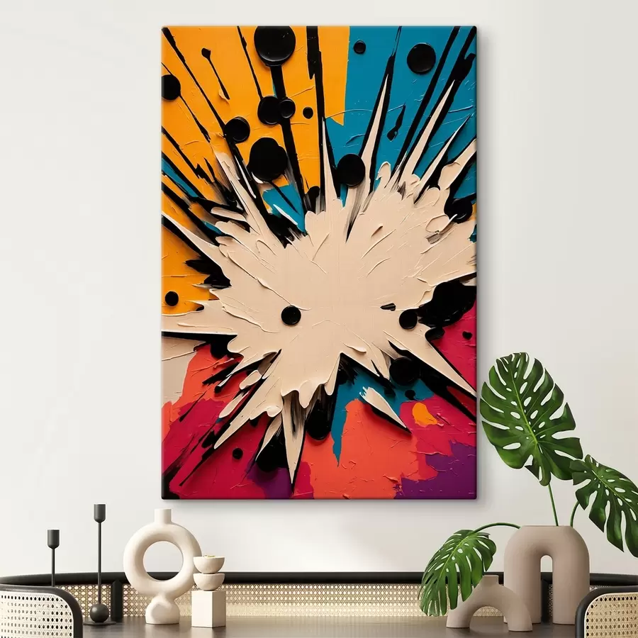  Peintures Explosion dans le style de la peinture à l'huile s43445