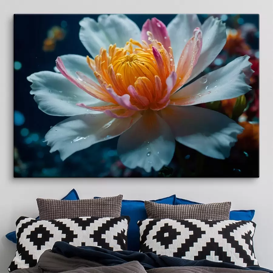  Peintures Fleur hyperréaliste s43871