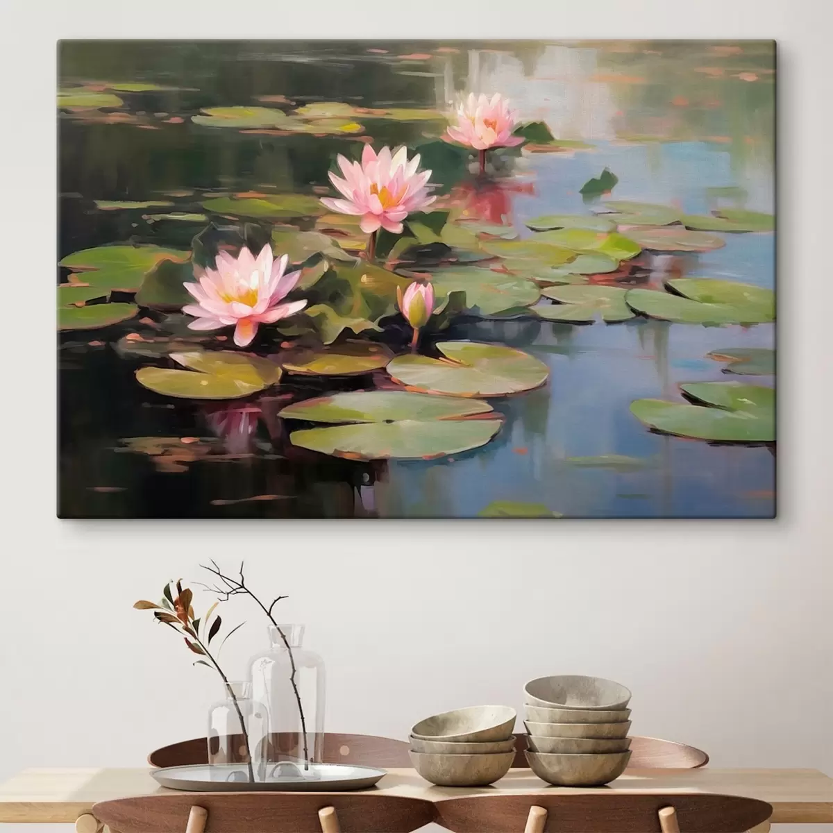  Schilderijen Waterlelies s43220