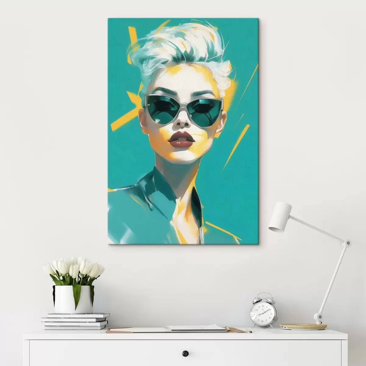  Peintures Fille de la mode s43480