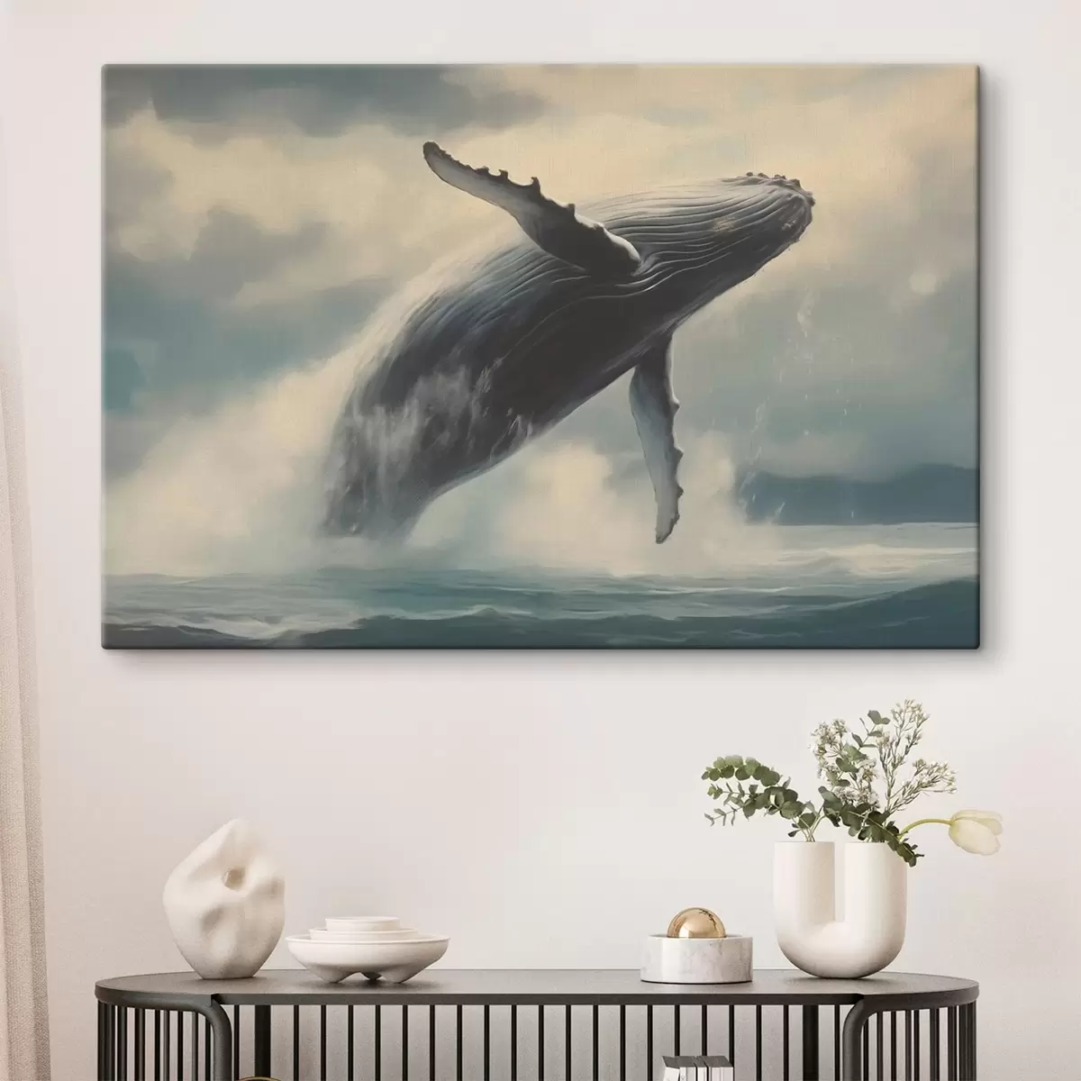  Peintures Baleine et océan s43217