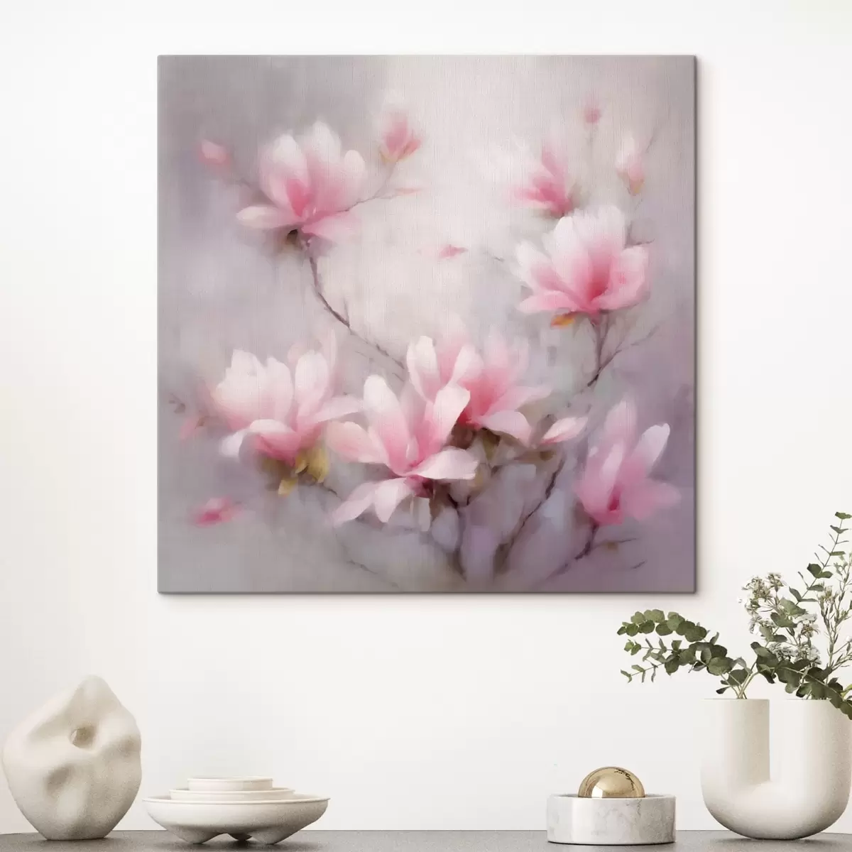  Schilderijen Roze magnolia s43490