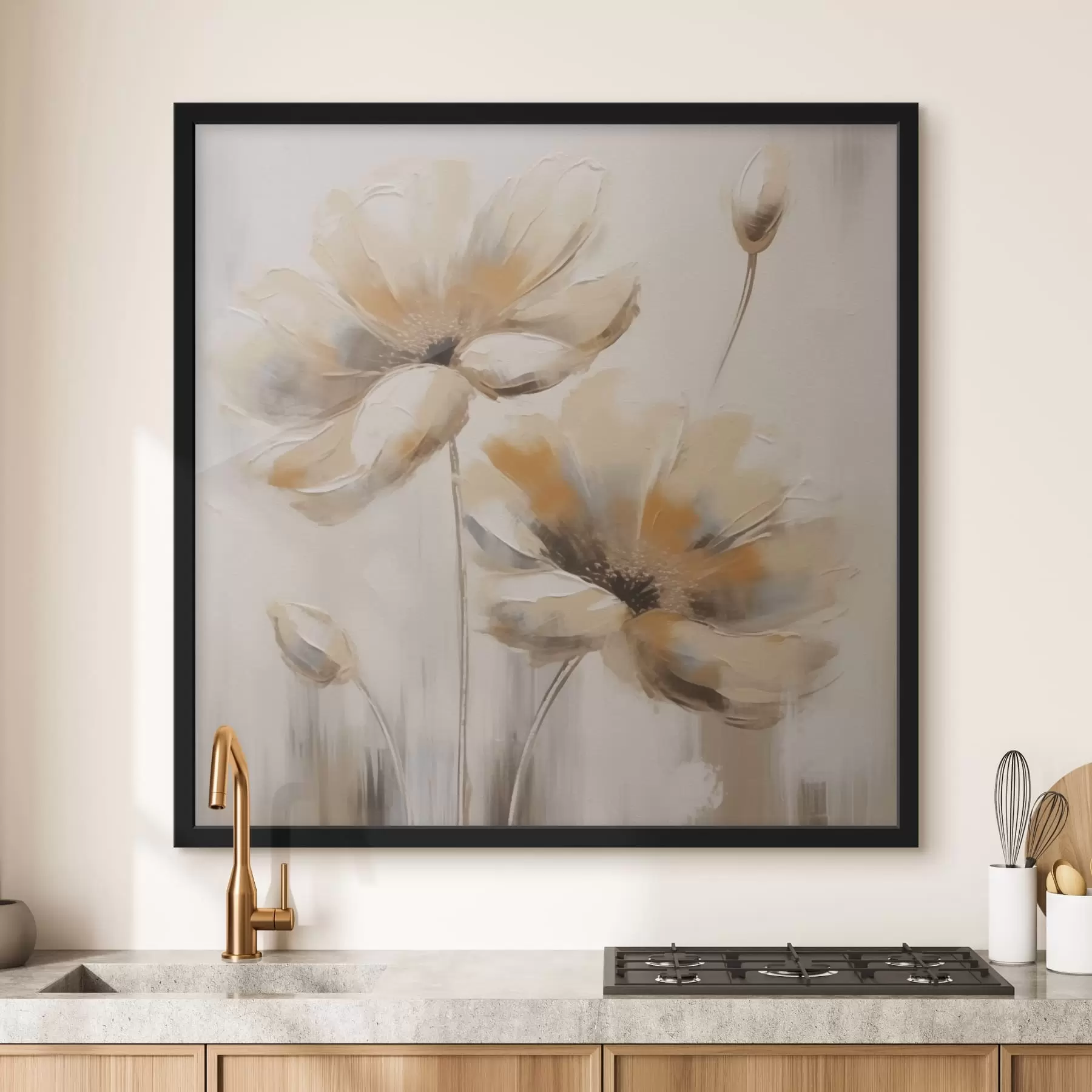 Fotobehang Stijlvolle bloemen f43235