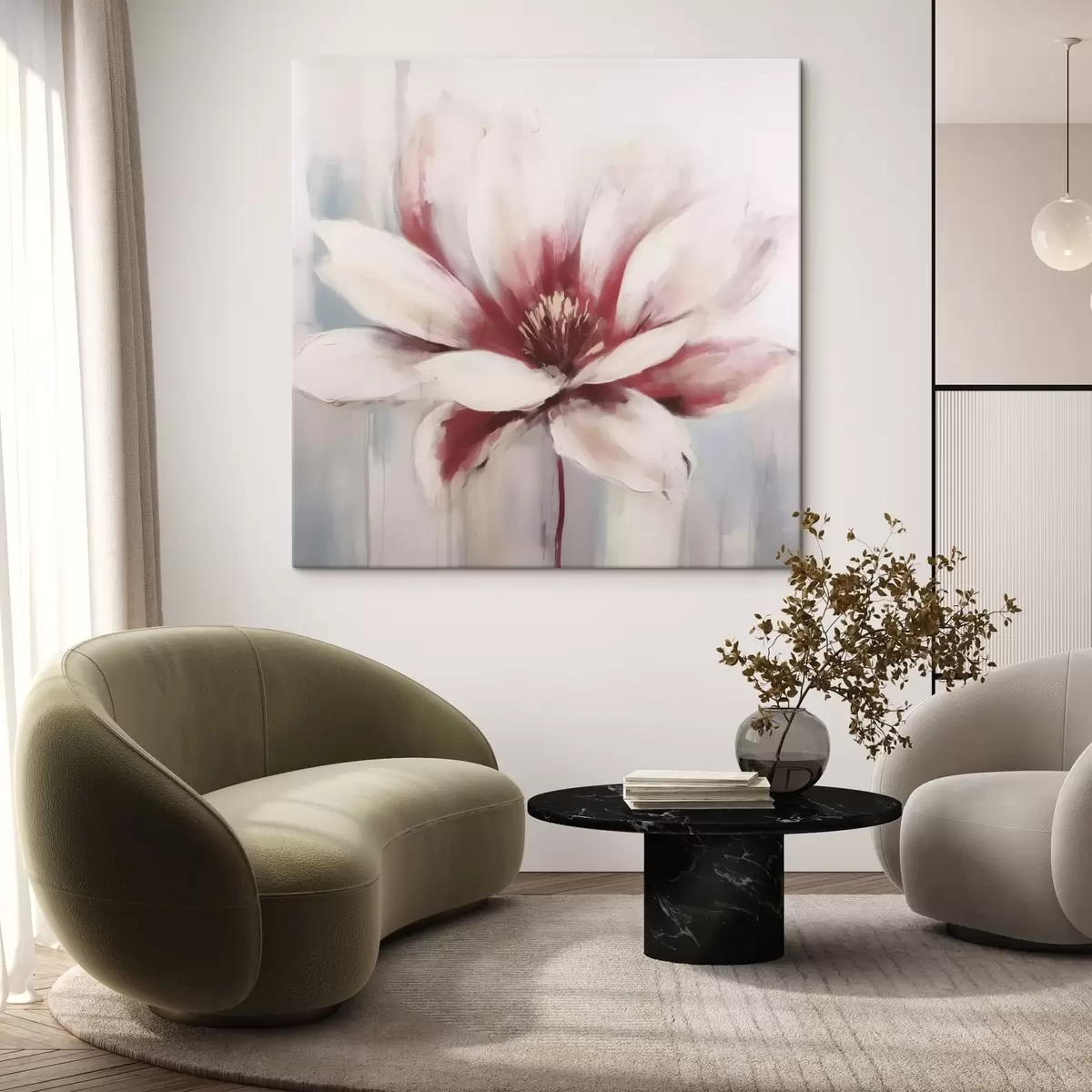  Peintures Fleur rose s43486