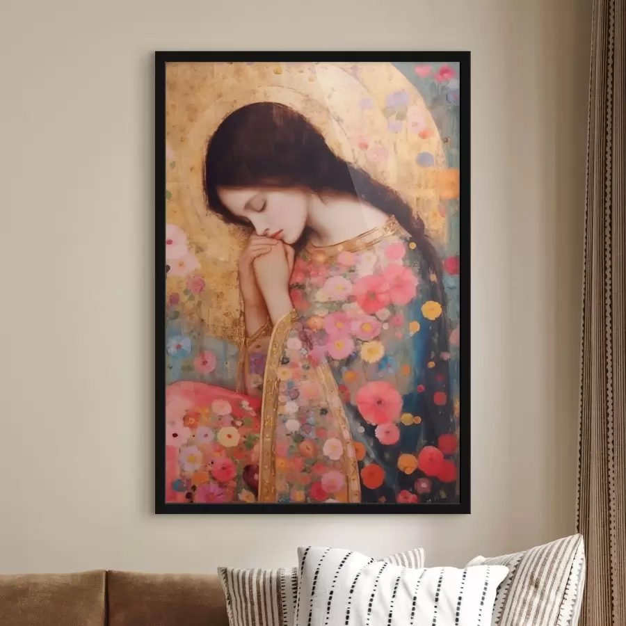 Papier peint photo Fille tendre f43237