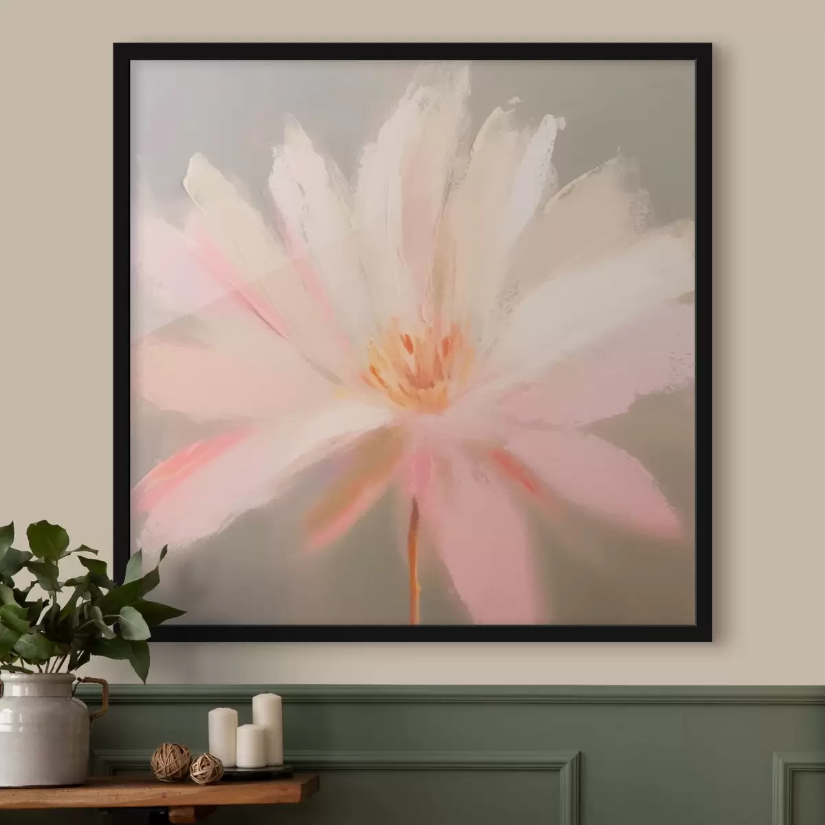 Affiche Fleur rose f43242