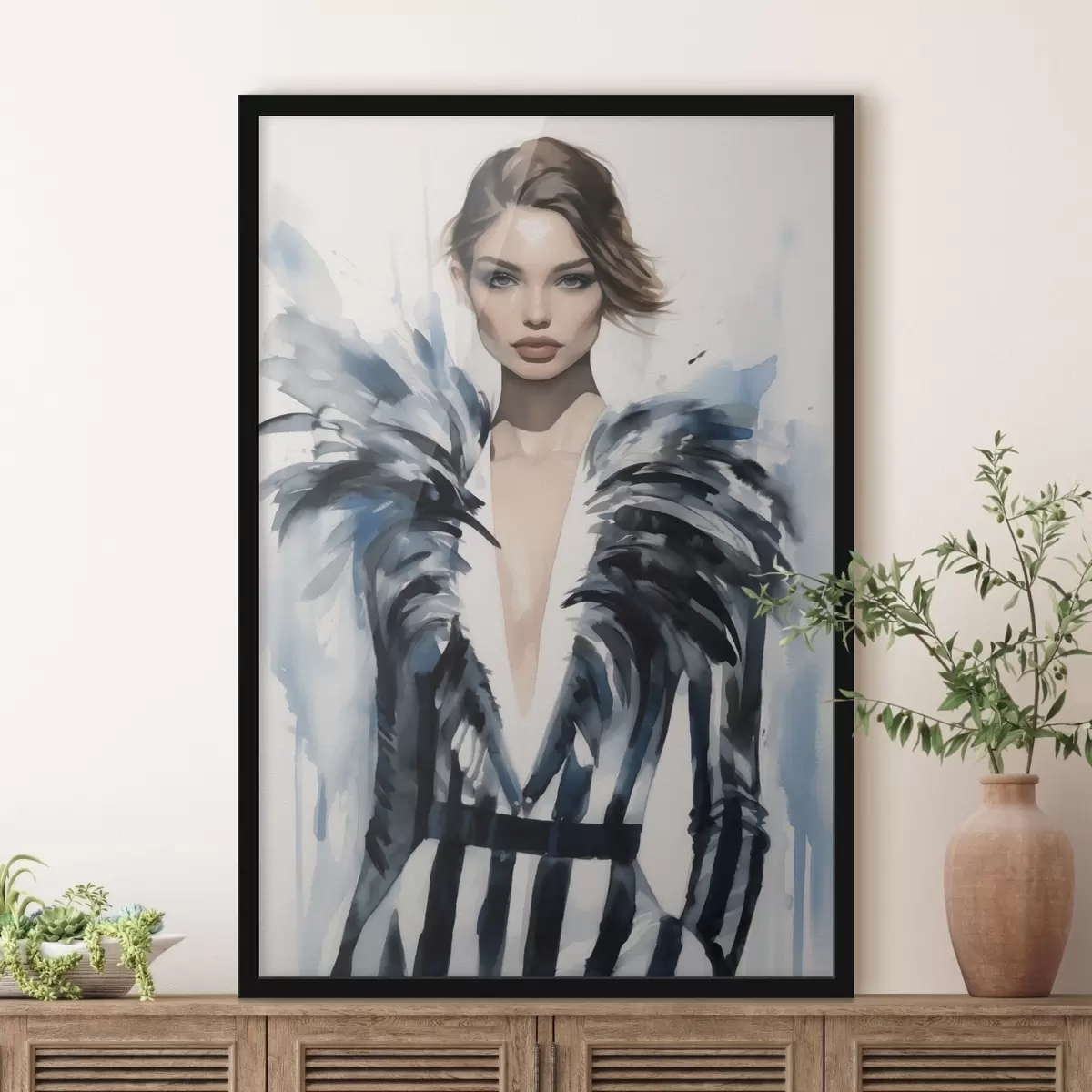 Poster Stijlvolle meisjesmode f43492