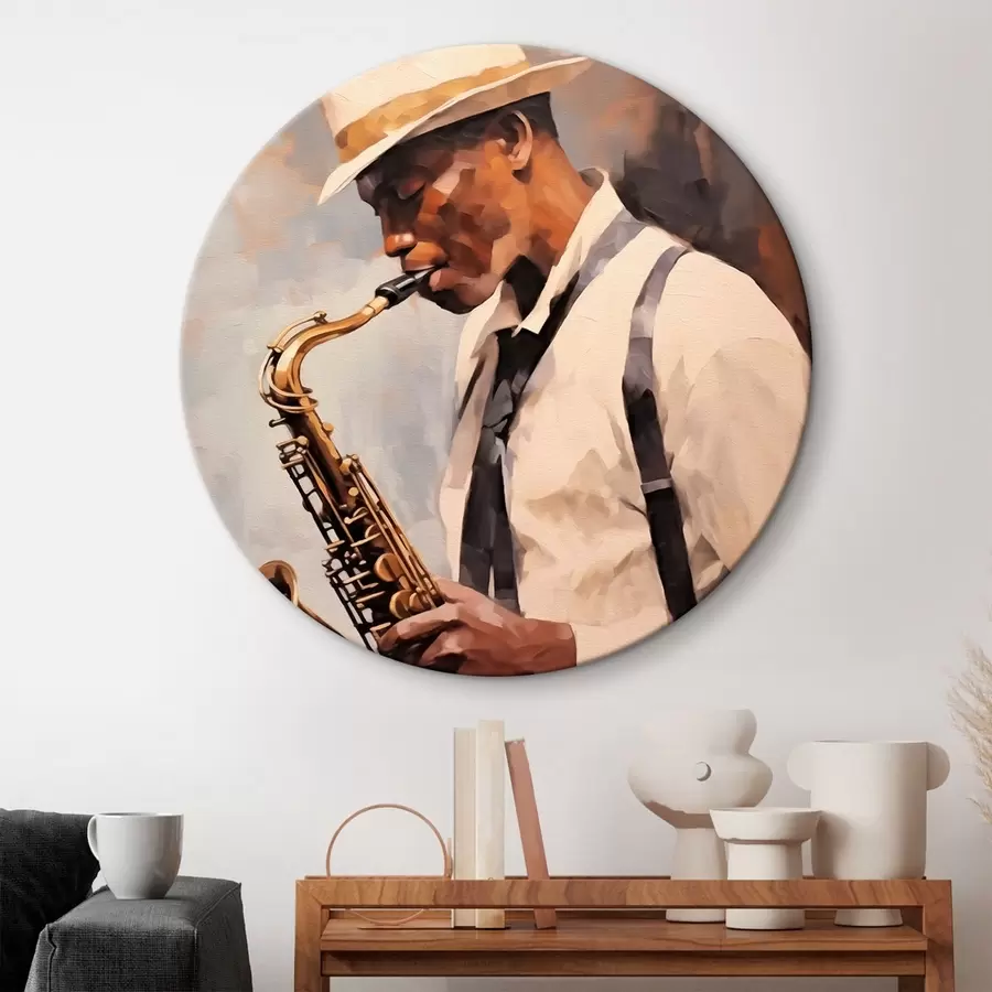  Schilderijen Saxofonist r43926