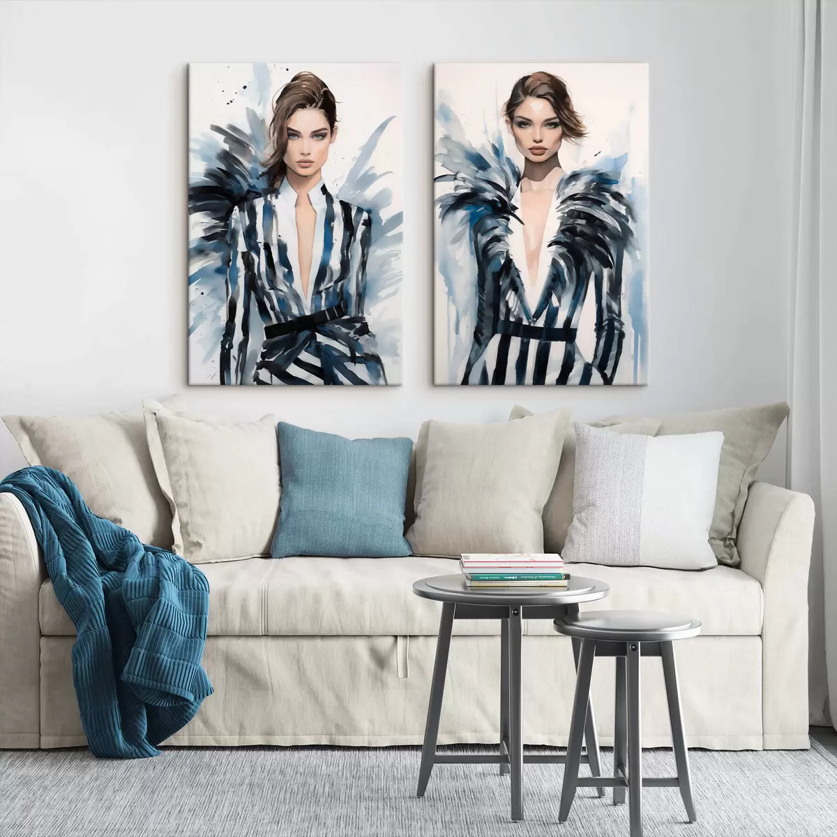  Peintures Modèles de filles élégantes m00439