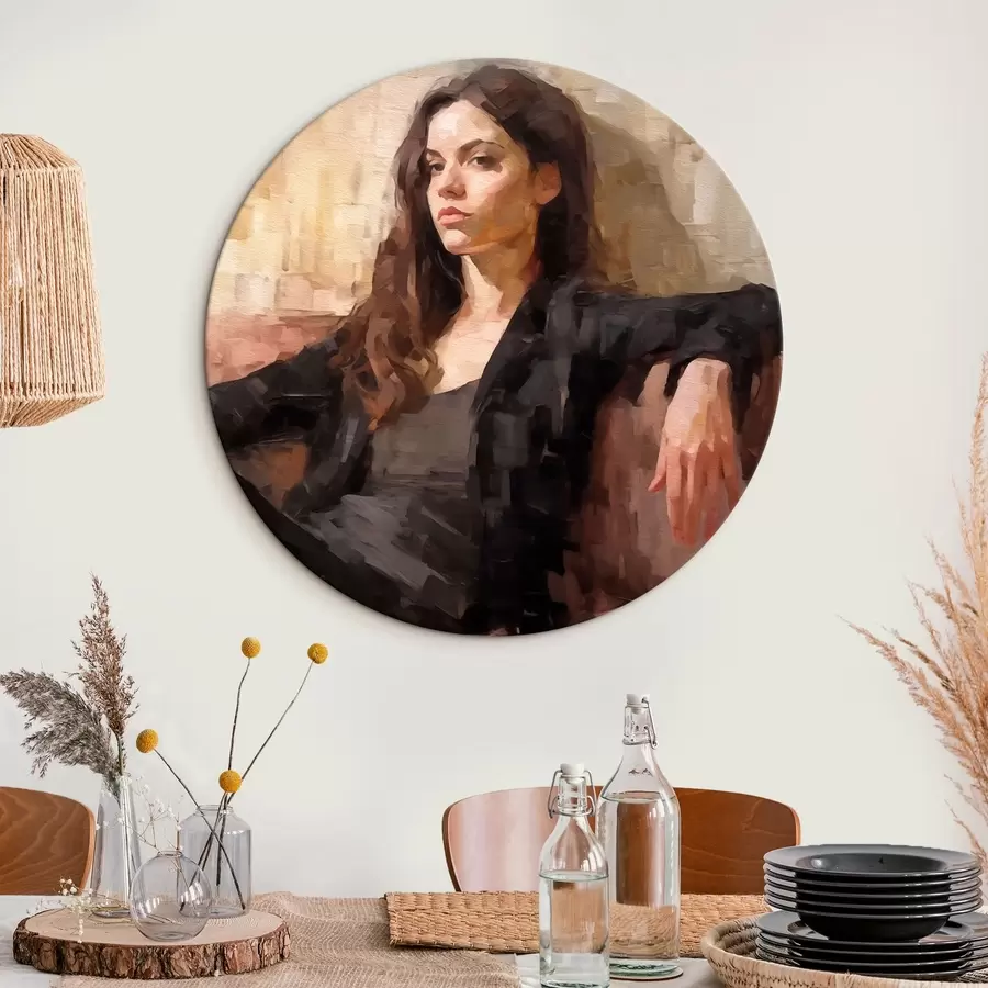  Schilderijen Mysterieus meisje r43932