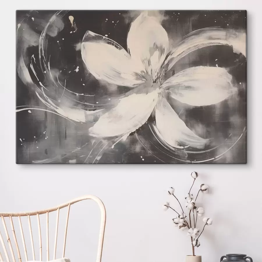  Peintures Grande fleur abstraite s43222