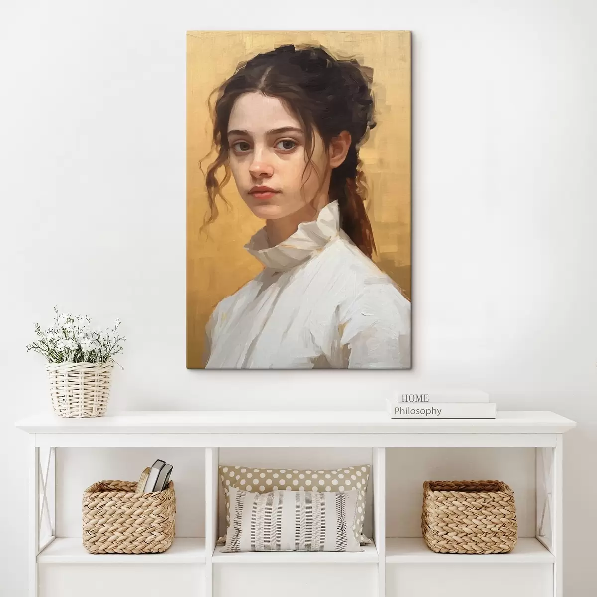  Schilderijen Mysterieus meisje s43253