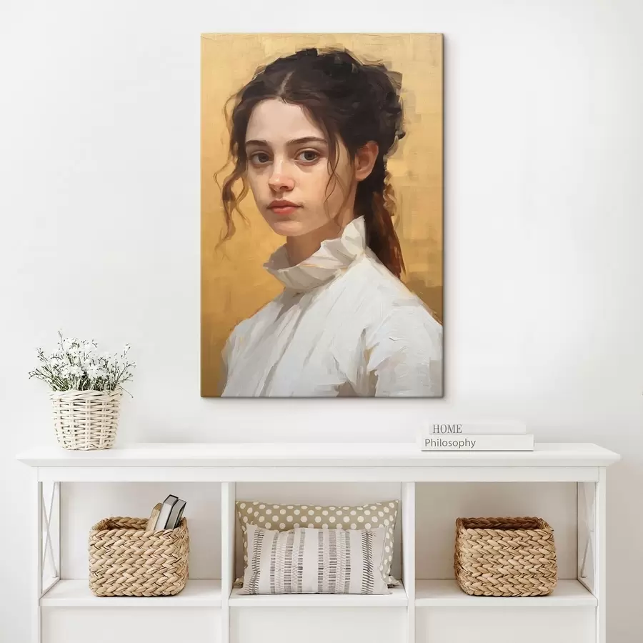  Peintures Fille mystérieuse s43253