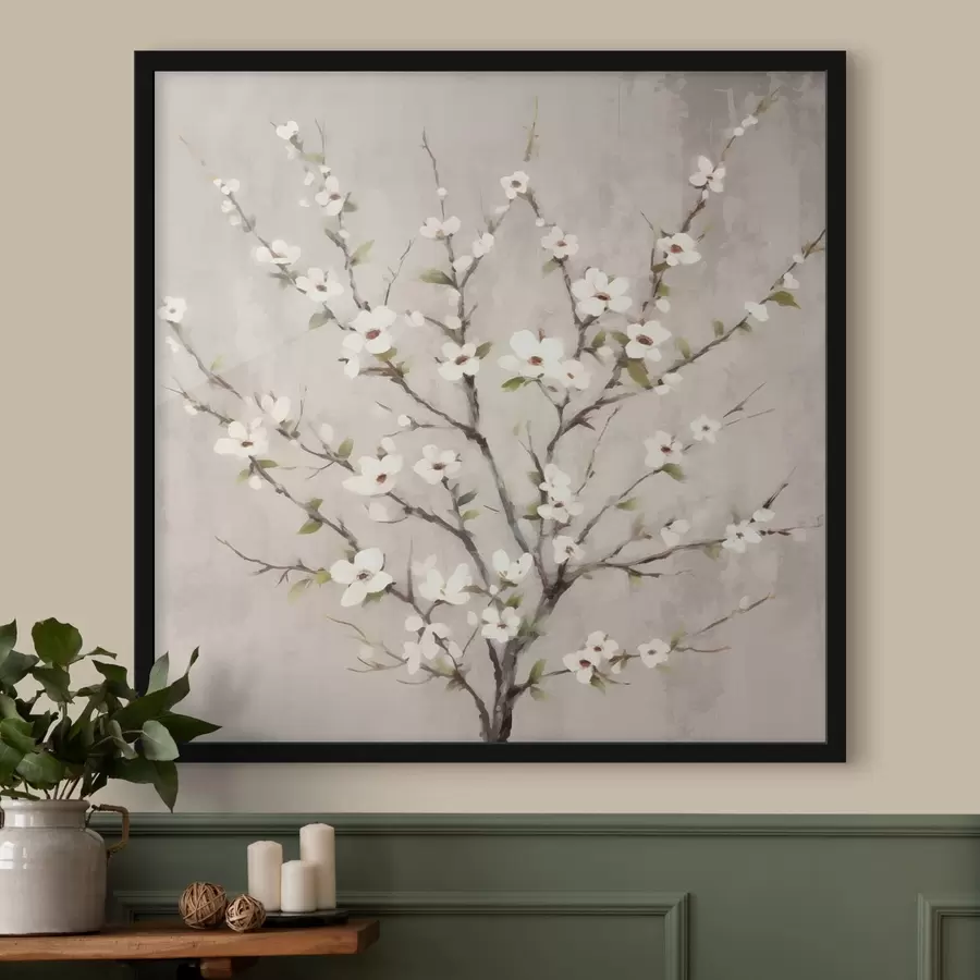 Fotobehang Bloeiende boom bloemen f43941