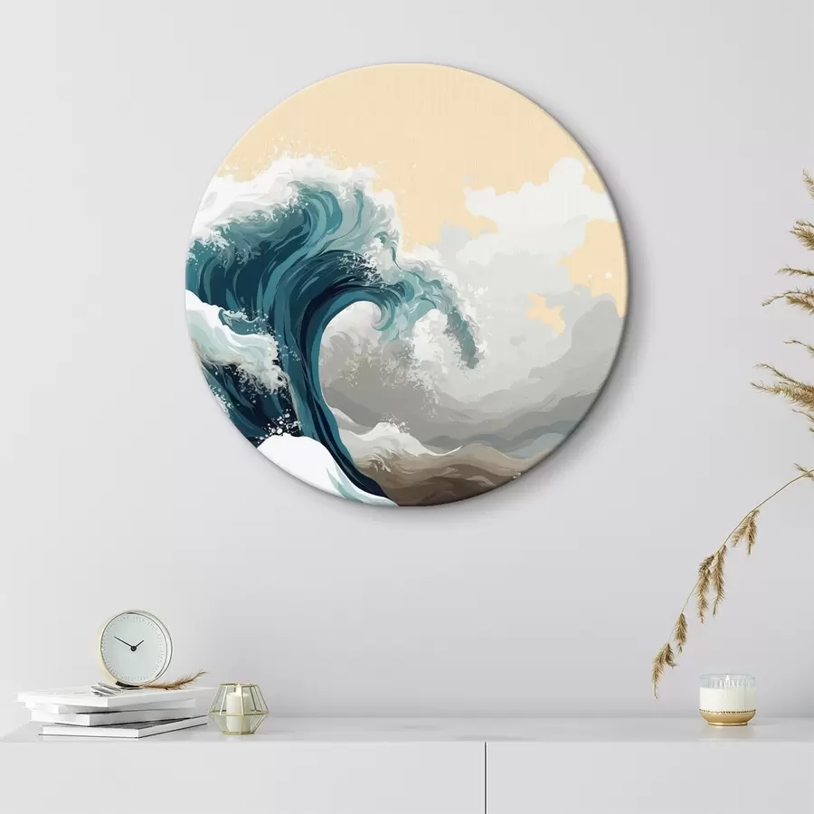 Papier peint photo Tsunami en style vectoriel r43455