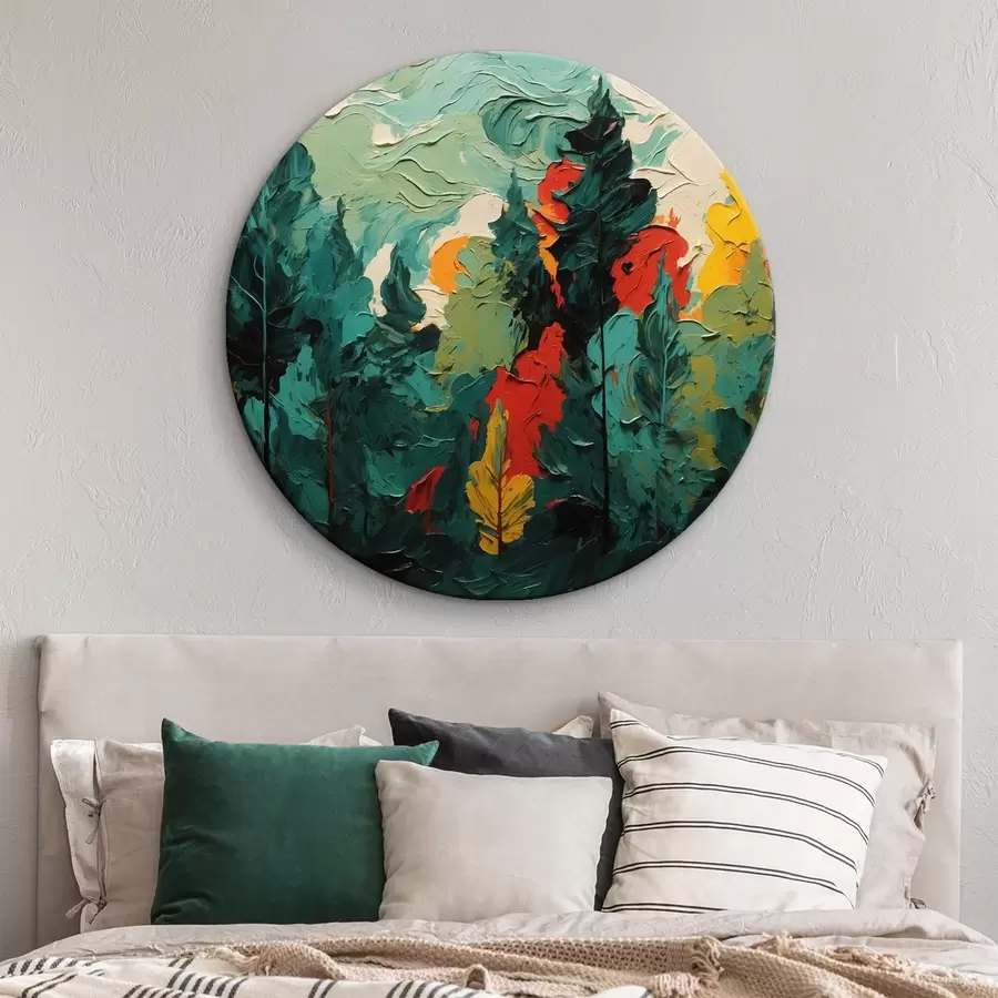  Peintures Forêt noire en peinture à l'huile r43444